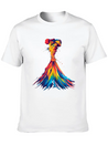 Volcano Geology Magma Lava Popart Lightweight Cotton T-Shirt – Daily Comfort Graphic Shirt