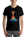 Volcano Geology Magma Lava Popart Lightweight Cotton T-Shirt – Daily Comfort Graphic Shirt