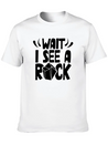 Wait I See A Rock Geologist Stone Geology Job Lightweight Cotton T-Shirt – Daily Comfort Graphic Shirt