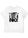 Wait I See A Rock Geologist Stone Geology Job Lightweight Cotton T-Shirt – Daily Comfort Graphic Shirt