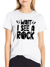 Wait I See A Rock Geologist Stone Geology Job Lightweight Cotton T-Shirt – Daily Comfort Graphic Shirt