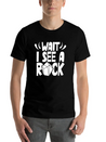 Wait I See A Rock Geologist Stone Geology Job Lightweight Cotton T-Shirt – Daily Comfort Graphic Shirt