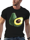 Watercolor Avocados Lightweight Cotton T-Shirt – Daily Comfort Graphic Shirt