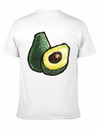 Watercolor Avocados Lightweight Cotton T-Shirt – Daily Comfort Graphic Shirt