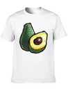 Watercolor Avocados Lightweight Cotton T-Shirt – Daily Comfort Graphic Shirt