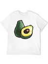 Watercolor Avocados Lightweight Cotton T-Shirt – Daily Comfort Graphic Shirt