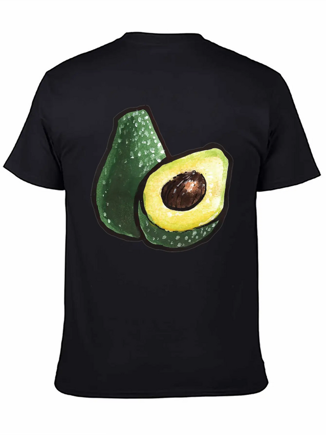 Watercolor Avocados Lightweight Cotton T-Shirt – Daily Comfort Graphic Shirt
