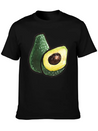Watercolor Avocados Lightweight Cotton T-Shirt – Daily Comfort Graphic Shirt