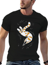 Weird Cat With Bone Hands Swimming Lightweight Cotton T-Shirt – Daily Comfort Graphic Shirt