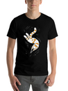 Weird Cat With Bone Hands Swimming Lightweight Cotton T-Shirt – Daily Comfort Graphic Shirt
