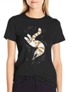 Weird Cat With Bone Hands Swimming Lightweight Cotton T-Shirt – Daily Comfort Graphic Shirt
