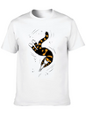 Weird Cat With Bone Hands Swimming Lightweight Cotton T-Shirt – Daily Comfort Graphic Shirt