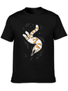 Weird Cat With Bone Hands Swimming Lightweight Cotton T-Shirt – Daily Comfort Graphic Shirt