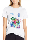 Welcome Spring Lightweight Cotton T-Shirt – Daily Comfort Graphic Shirt