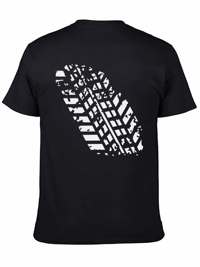 Wheel Track Lightweight Cotton T-Shirt – Daily Comfort Graphic Shirt