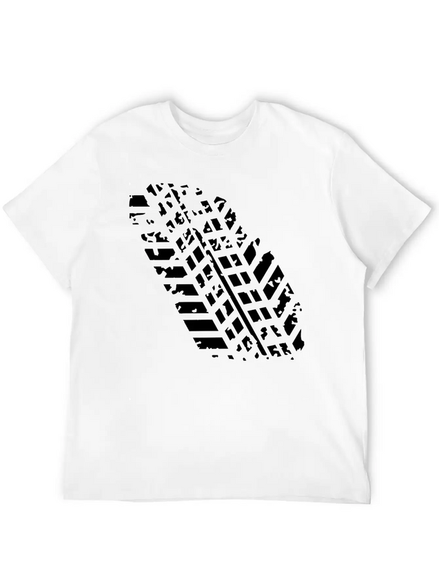 Wheel Track Lightweight Cotton T-Shirt – Daily Comfort Graphic Shirt