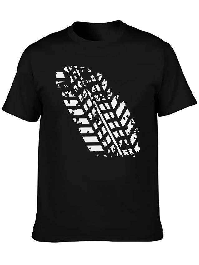 Wheel Track Lightweight Cotton T-Shirt – Daily Comfort Graphic Shirt