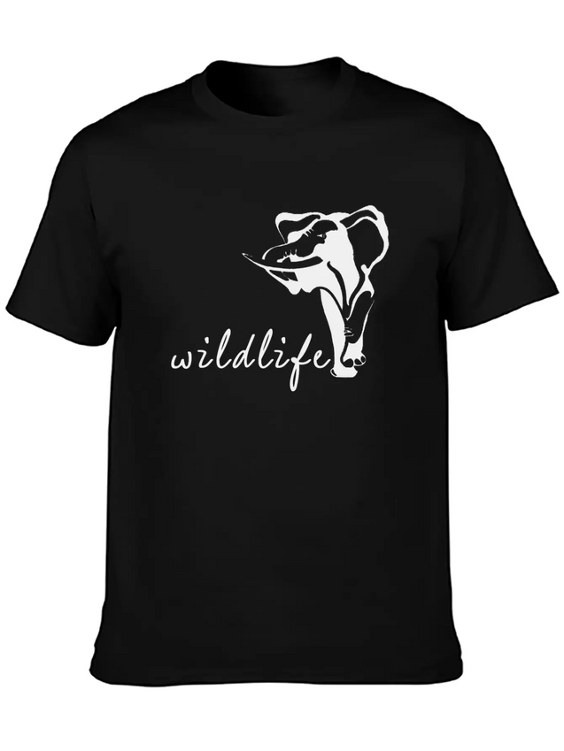 Wildlife Lightweight Cotton T-Shirt – Daily Comfort Graphic Shirt
