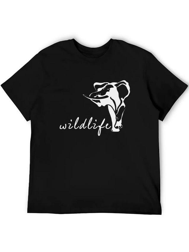 Wildlife Lightweight Cotton T-Shirt – Daily Comfort Graphic Shirt