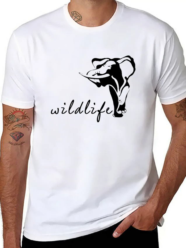 Wildlife Lightweight Cotton T-Shirt – Daily Comfort Graphic Shirt