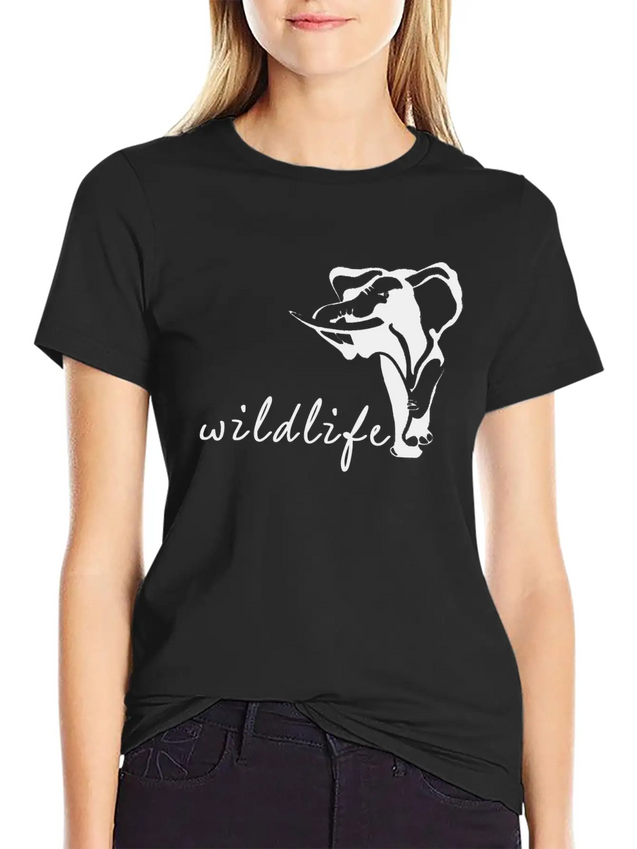 Wildlife Lightweight Cotton T-Shirt – Daily Comfort Graphic Shirt