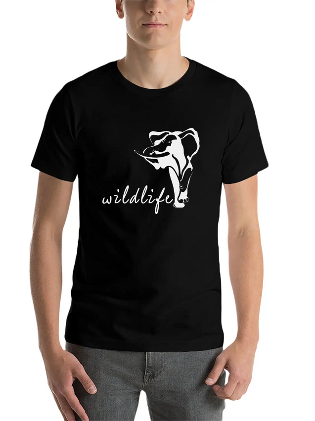 Wildlife Lightweight Cotton T-Shirt – Daily Comfort Graphic Shirt