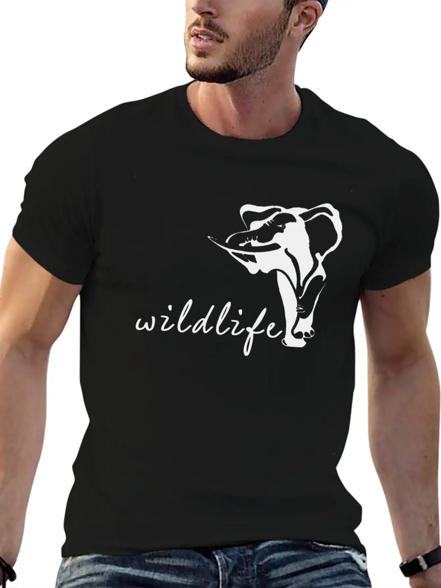 Wildlife Lightweight Cotton T-Shirt – Daily Comfort Graphic Shirt