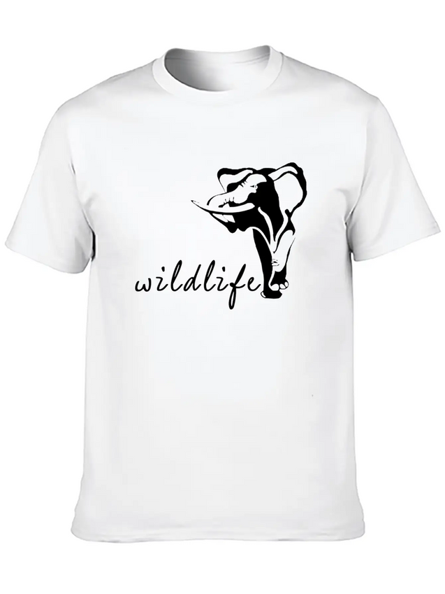 Wildlife Lightweight Cotton T-Shirt – Daily Comfort Graphic Shirt