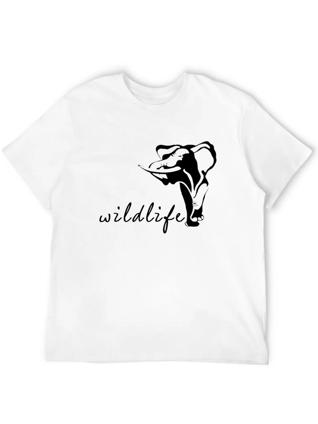 Wildlife Lightweight Cotton T-Shirt – Daily Comfort Graphic Shirt