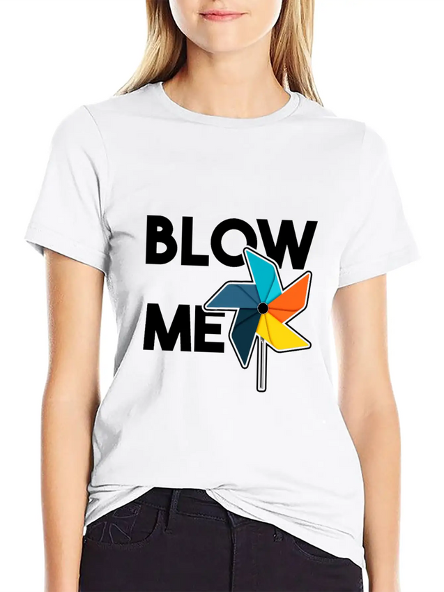 Windmill Lightweight Cotton T-Shirt – Daily Comfort Graphic Shirt