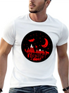 Witch, Wolf, Raven, Pumpkins Lightweight Cotton T-Shirt – Daily Comfort Graphic Shirt
