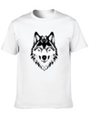 Wolf Design Lightweight Cotton T-Shirt – Daily Comfort Graphic Shirt