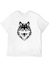 Wolf Design Lightweight Cotton T-Shirt – Daily Comfort Graphic Shirt