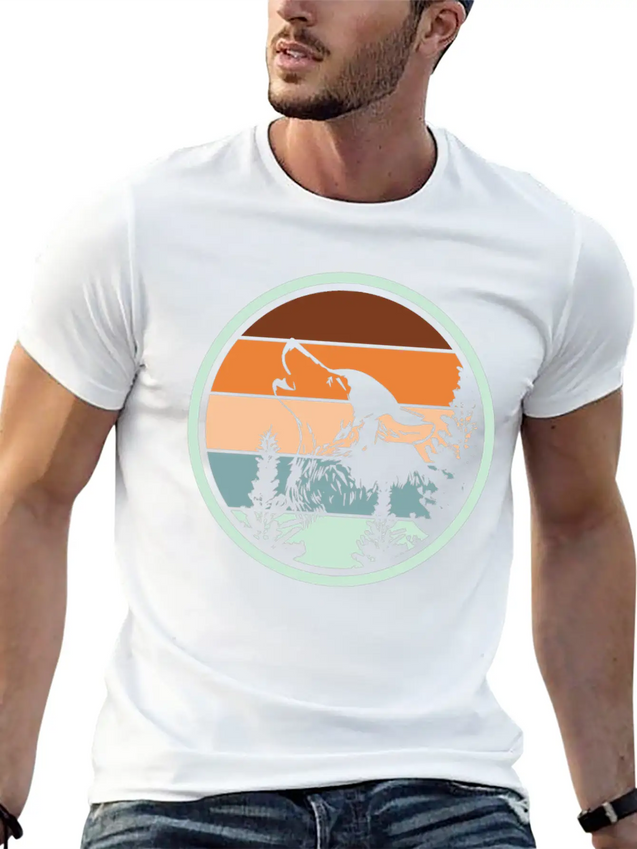Wolf Howl | Howling Wolves Forest Nature Wolfpack Lightweight Cotton T-Shirt – Daily Comfort Graphic Shirt