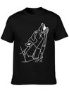Wolf Howling Lightweight Cotton T-Shirt – Daily Comfort Graphic Shirt