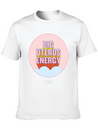 Women Big Energy Lightweight Cotton T-Shirt – Daily Comfort Graphic Shirt