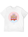 Women Big Energy Lightweight Cotton T-Shirt – Daily Comfort Graphic Shirt