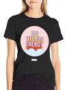Women Big Energy Lightweight Cotton T-Shirt – Daily Comfort Graphic Shirt