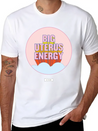 Women Big Energy Lightweight Cotton T-Shirt – Daily Comfort Graphic Shirt