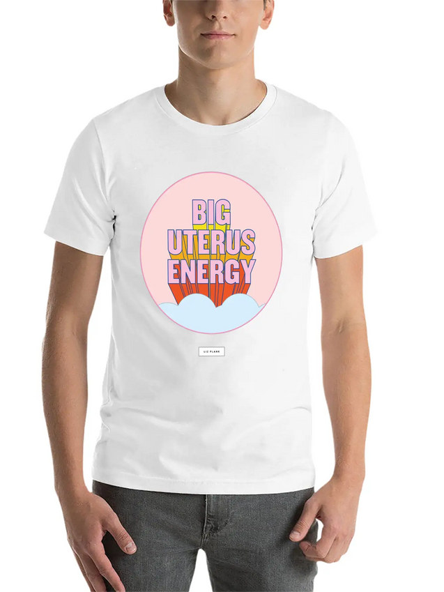Women Big Energy Lightweight Cotton T-Shirt – Daily Comfort Graphic Shirt