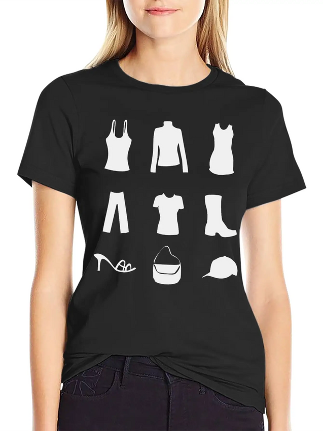 Women S Clothes And Accessories Lightweight Cotton T-Shirt – Daily Comfort Graphic Shirt