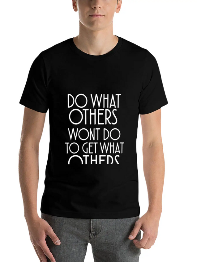 WORK Lightweight Cotton T-Shirt – Daily Comfort Graphic Shirt
