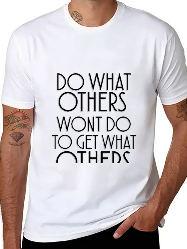 WORK Lightweight Cotton T-Shirt – Daily Comfort Graphic Shirt