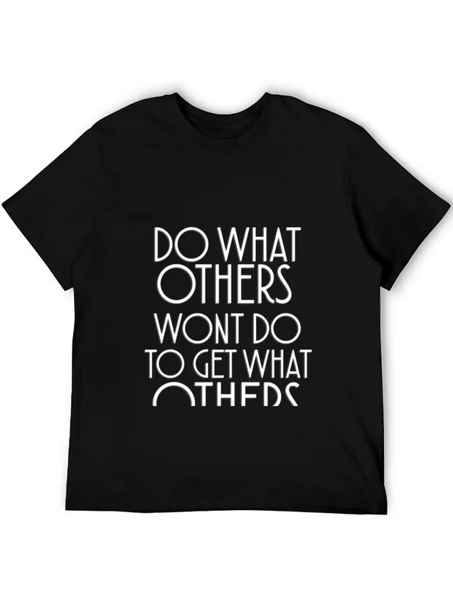 WORK Lightweight Cotton T-Shirt – Daily Comfort Graphic Shirt