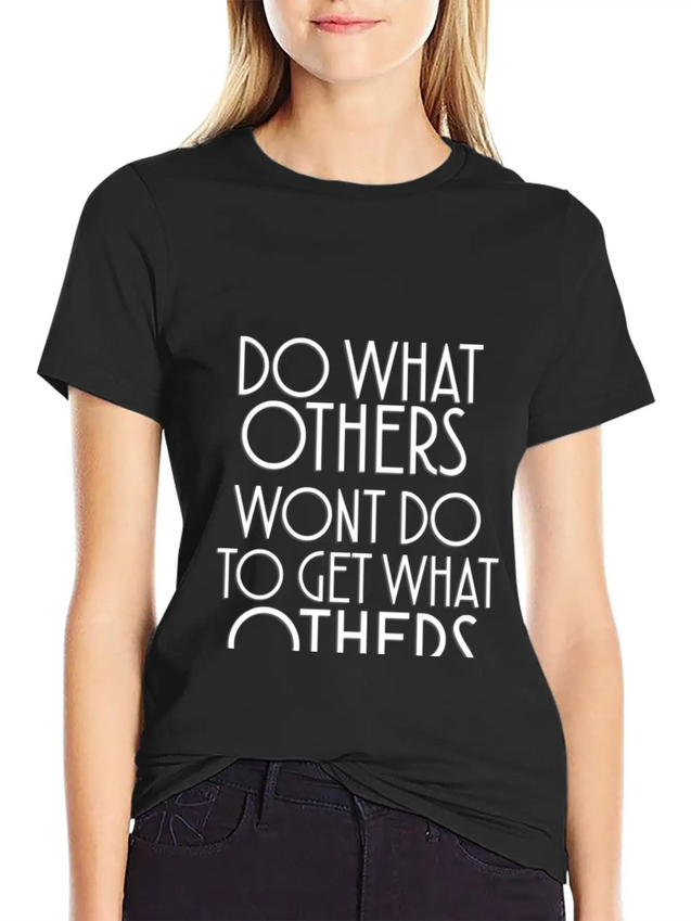 WORK Lightweight Cotton T-Shirt – Daily Comfort Graphic Shirt