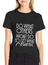 WORK Lightweight Cotton T-Shirt – Daily Comfort Graphic Shirt