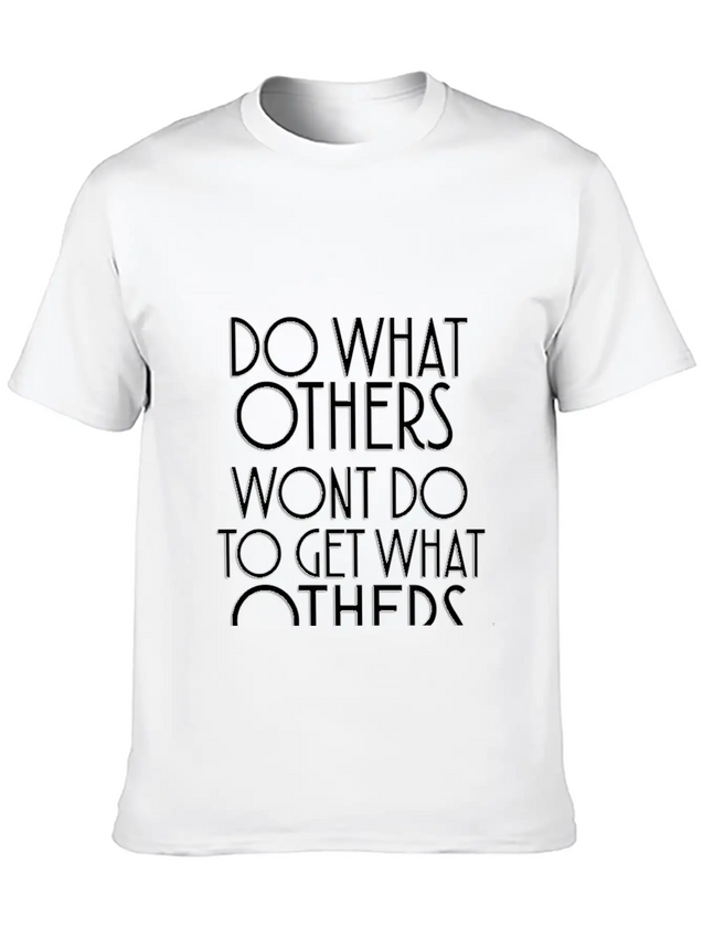 WORK Lightweight Cotton T-Shirt – Daily Comfort Graphic Shirt