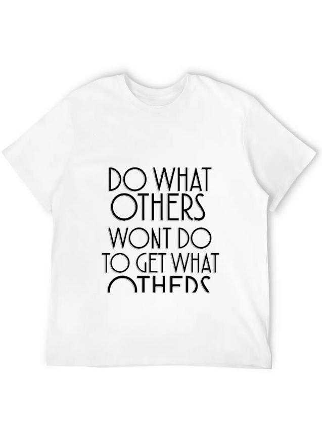 WORK Lightweight Cotton T-Shirt – Daily Comfort Graphic Shirt