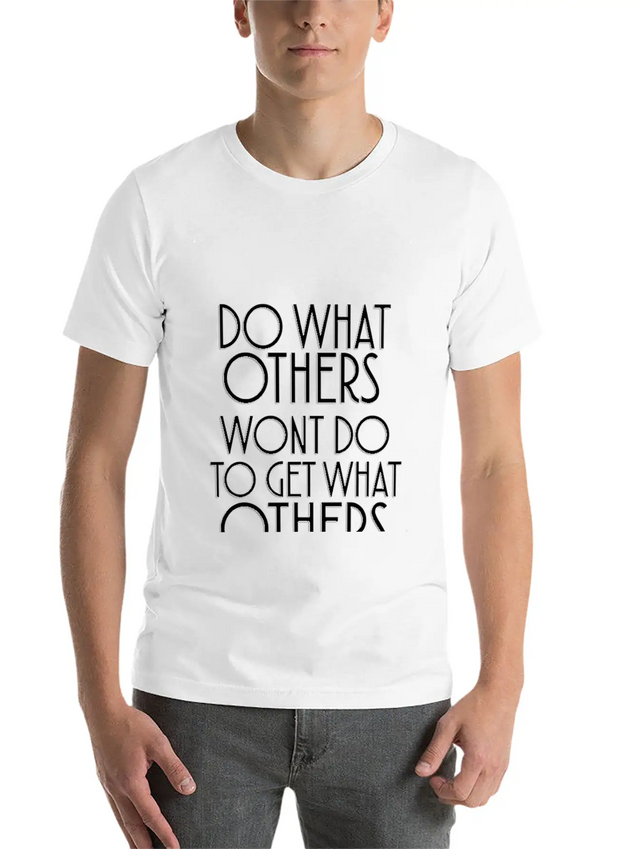 WORK Lightweight Cotton T-Shirt – Daily Comfort Graphic Shirt