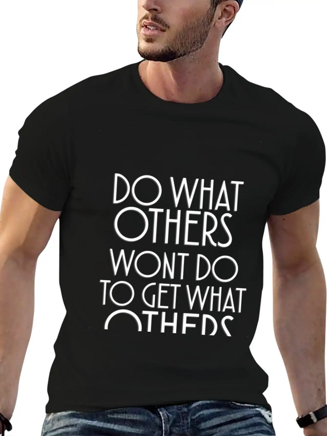 WORK Lightweight Cotton T-Shirt – Daily Comfort Graphic Shirt